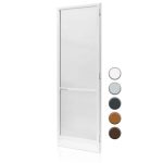 Insect screen door - hinged